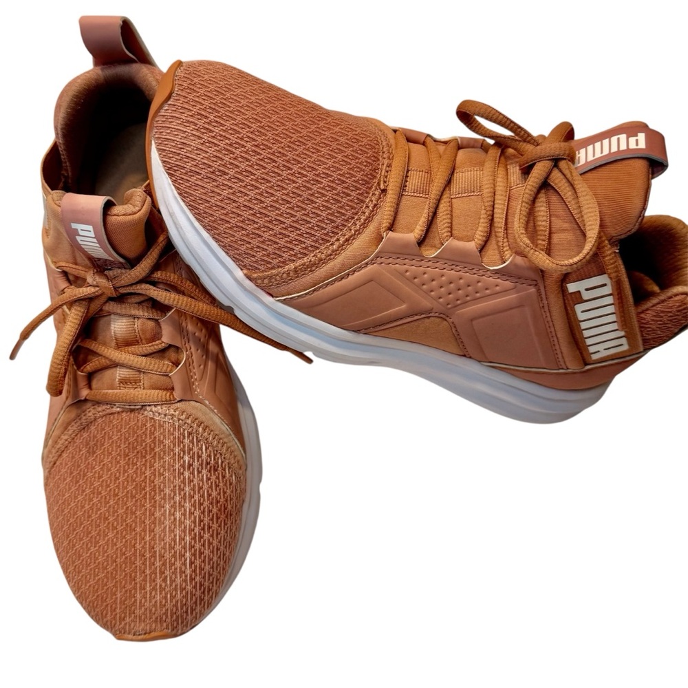 PUMA Zenvo Women's lace Up Athletic Shoes in Dusty Rose Pink